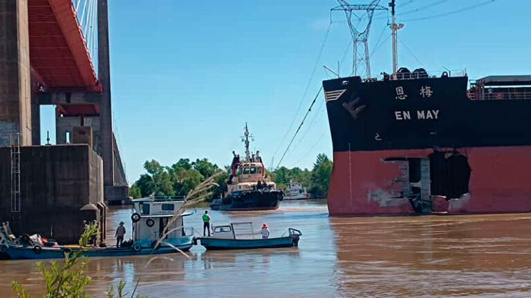 Liberan el tránsito en el Puente Zárate-Brazo Largo