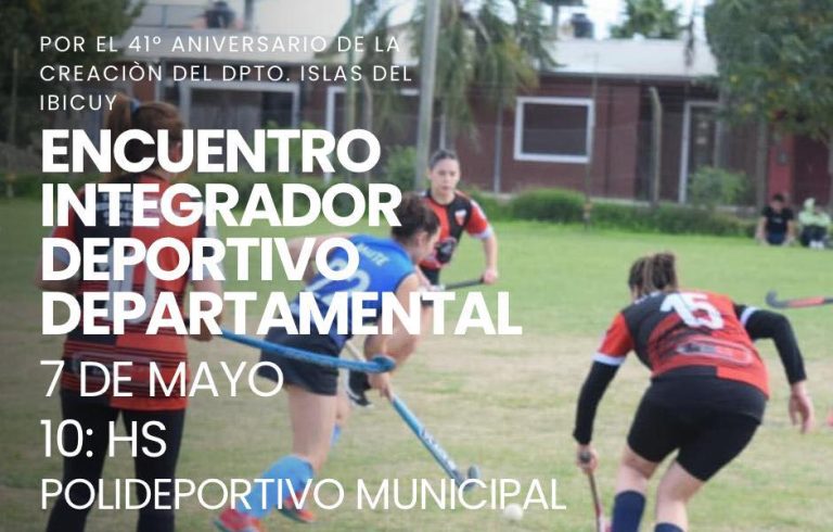 INVITAN A UN ENCUENTRO DEPORTIVO POR EL 41° ANIVERSARIO DEL DEPARTAMENTO ISLAS DEL IBICUY