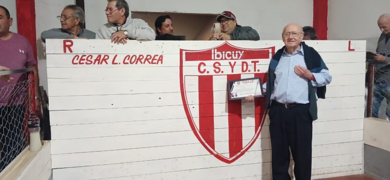 REALIZARON UN HOMENAJE A UN HISTÓRICO BOCHOFILO EN IBICUY