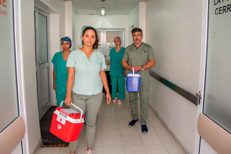 REALIZARON UNA DONACIÓN DE ÓRGANOS CON TECNOLOGÍA INÉDITA EN LA PROVINCIA