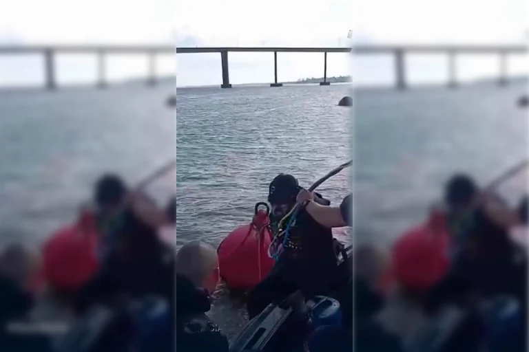 CONTINÚA LA BÚSQUEDA DEL HOMBRE QUE SE LANZÓ AL RÍO DESDE EL PUENTE ARTIGAS