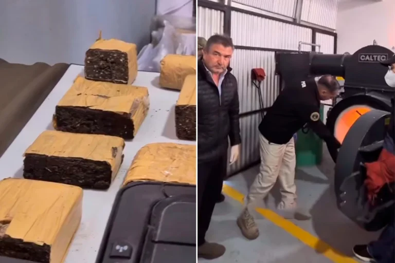 LA POLICÍA DE ENTRE RÍOS QUEMÓ DROGA INCAUTADA VALUADA EN $100 MILLONES