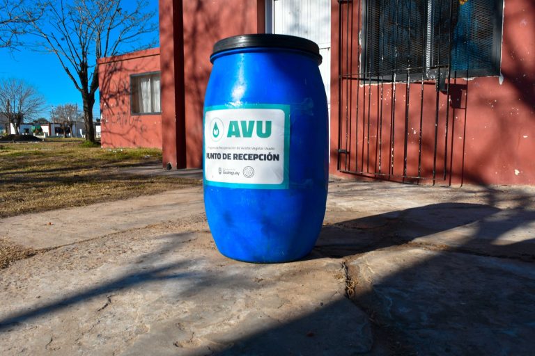 REALIZAN CAMPAÑA DE RECOLECCIÓN DE ACEITES VEGETALES USADOS EN GUALEGUAY