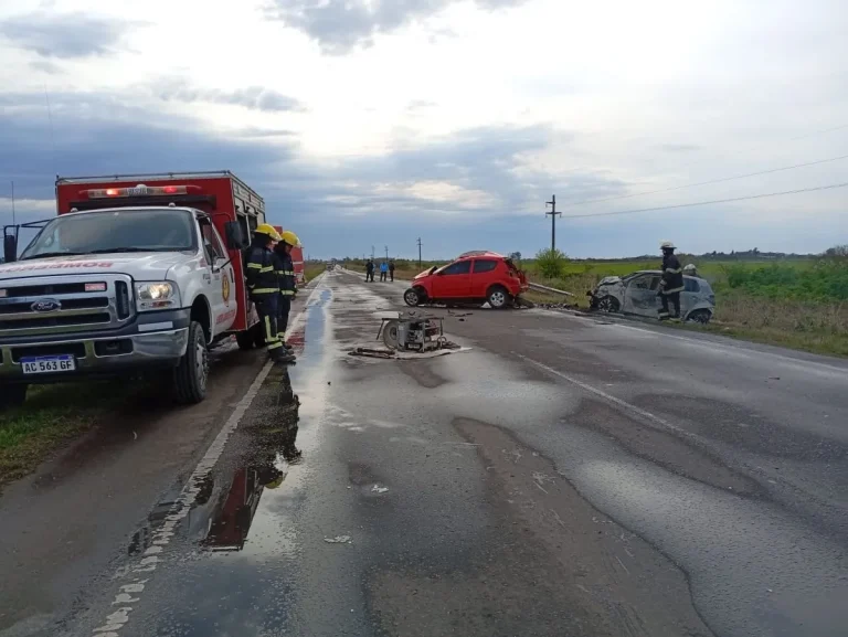 UN FALLECIDO EN UN CHOQUE FRONTAL SOBRE LA RUTA PROVINCIAL 16, CERCA DE LARROQUE