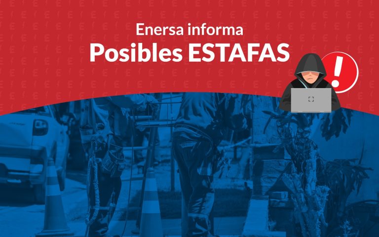 RECOMENDACIONES DE ENERSA ANTE FALSOS OPERARIOS Y ROBOS EN DOMICILIOS