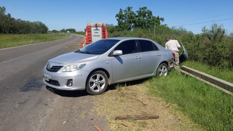 DOS DESPISTES EN LA RUTA NACIONAL 12 DURANTE EL DOMINGO