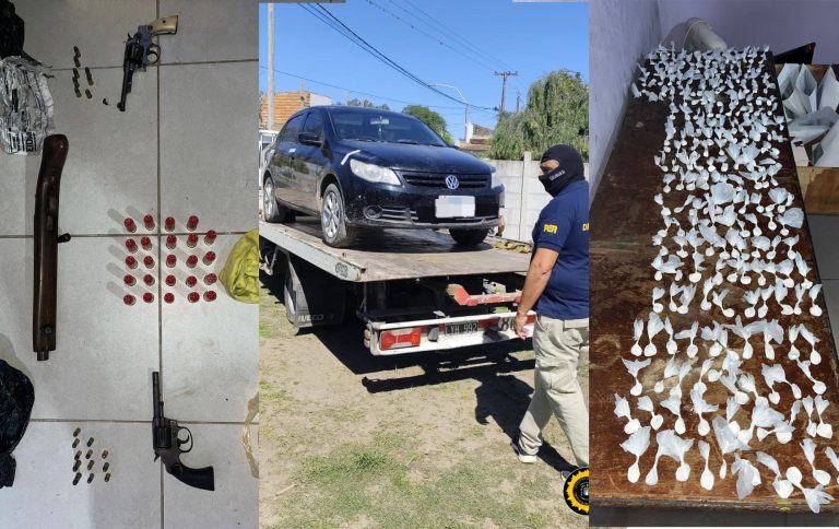 MEGA OPERATIVO EN GUALEGUAY: 6 DETENIDOS Y MÁS DE 750 DOSIS DE COCAÍNA SECUESTRADAS