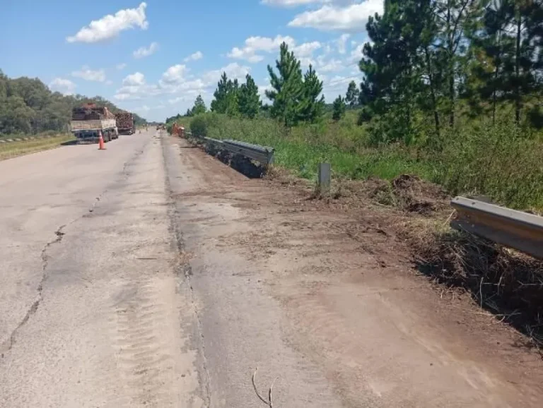 AVANZAN LAS OBRAS DE MANTENIMIENTO EN LAS RUTAS NACIONALES 12 Y 14