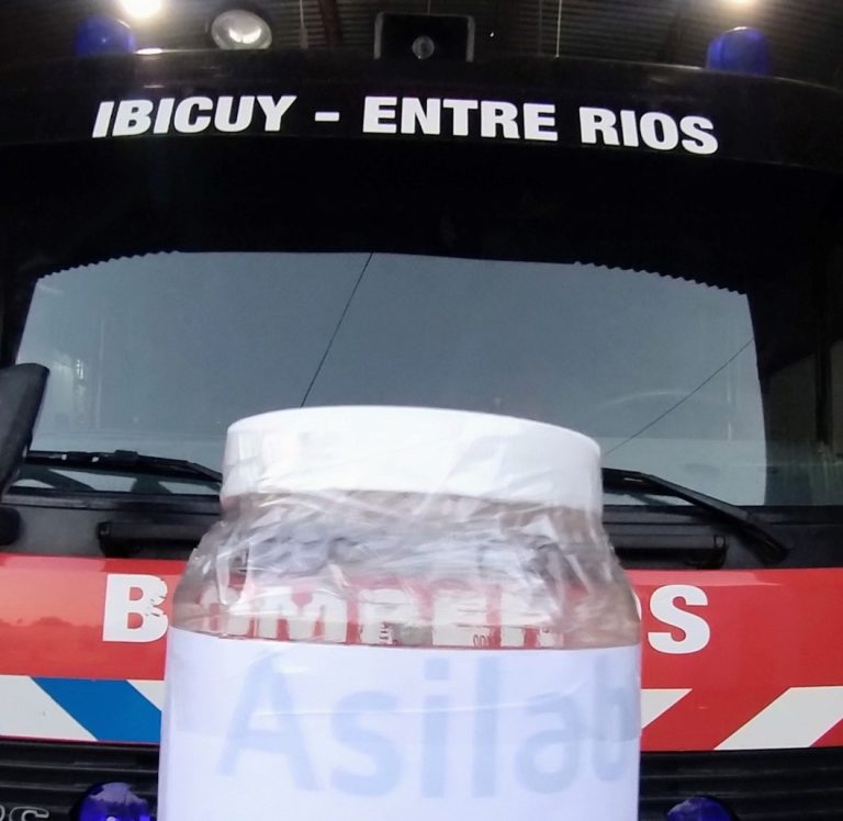 BOMBEROS VOLUNTARIOS DE IBICUY REALIZARON PERFORACIÓN PARA AGUA POTABLE Y ANALIZAN MUESTRAS