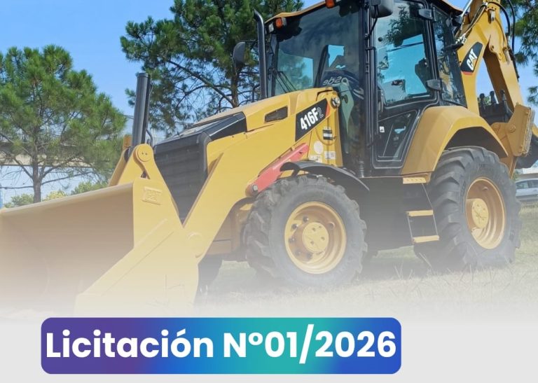 LA MUNICIPALIDAD DE IBICUY LLAMA A LICITACIÓN PARA ADQUIRIR UNA RETROPALA