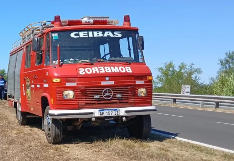 DOS VEHÍCULOS QUE VIAJABAN HACIA GUALEGUAYCHÚ CHOCARON SOBRE LA RUTA 12
