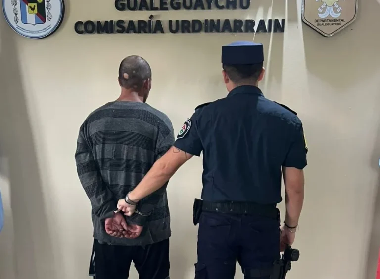 FUE DETENIDO EN URDINARRAIN TRAS INGRESAR A UNA VIVIENDA Y RESISTIRSE A LA POLICÍA