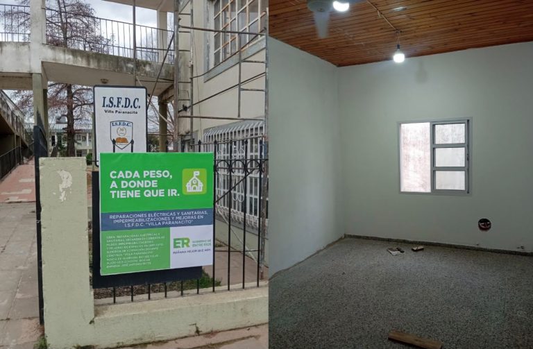Fortalecen espacios de formación con obras en el Instituto Superior de Villa Paranacito