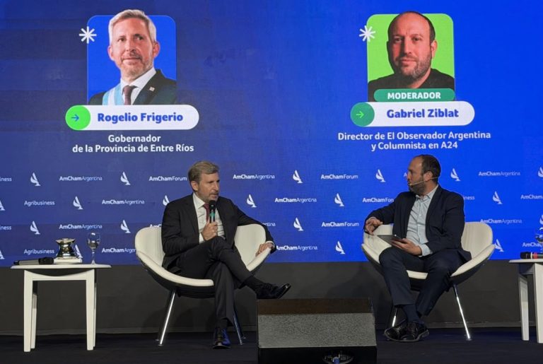 Frigerio remarcó que el alivio fiscal y la infraestructura son las claves para atraer inversiones y competir en los mercados internacionales